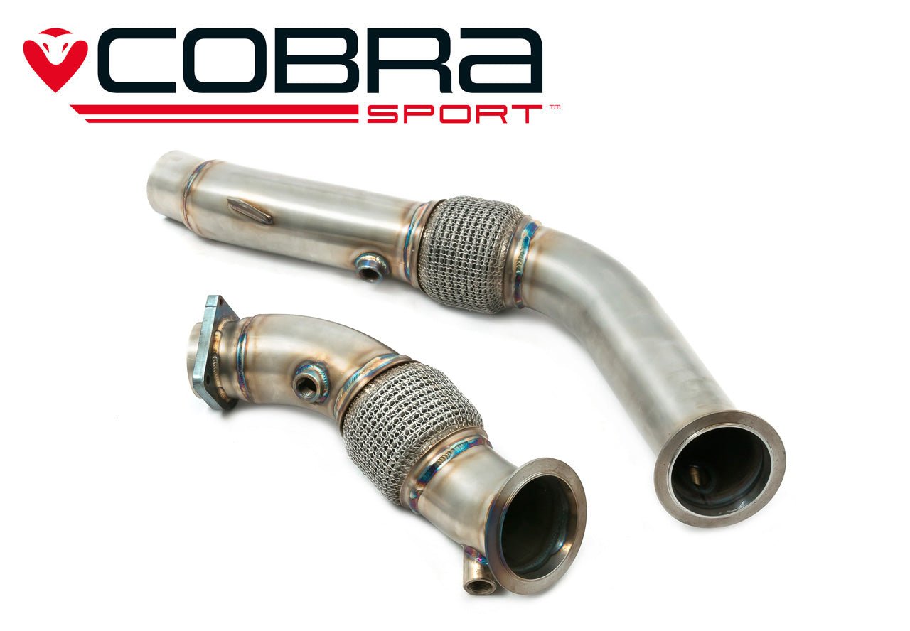 Cobra Sport 3" Primary De-Cat Downpipe Performance Exhaust - BMW M4 (F82) Coupe (2014-19)